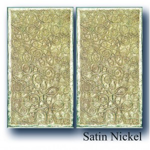 SAMARCANDIA STYLE, PAIR OF  RECTANGLE LARGE PLATE 
